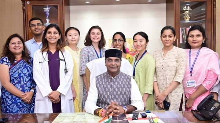 अमेरिका की ऐमरी यूनिवर्सिटी के विद्यार्थी गांधी मेडिकल कॉलेज के साथ करेंगे टीबी पर रिसर्च